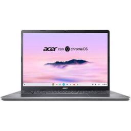 Acer Chromebook Plus 514 - Ordenador Portátil con Gemini 14'' AMD Ryzen 5 7520C, 16GB, 256GB SSD, ChromeOS con la IA de Goog (Reacondicionado Grado A). Gris