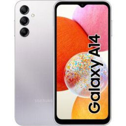Samsung Galaxy A14 4 GB + 64 GB móvil libre (Reacondicionado A estrenar). Plata 64 GB + 4 GB RAM