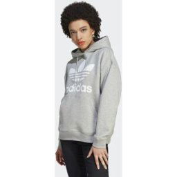 Adidas Sudadera de mujer Trefoil Originals. Gris M