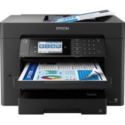 Epson Impresora Multifunción tinta WorkForce WF-7840DTWF Fax y Wi-Fi. Negro