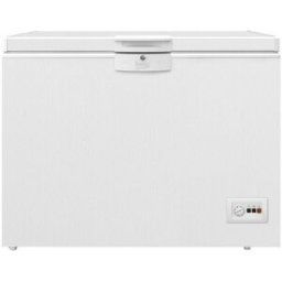 Beko Congelador horizontal descongelación manual - HSM29540. Blanco
