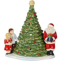 Villeroy & Boch Figura decorativa Santa en el Árbol Navidad Toys . Verde