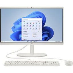 HP All-in-One 22-dg0032ns, i3-N300, 8GB, 512GB SSD, 21,5', W11 (Reacondicionado Grado A). Blanco