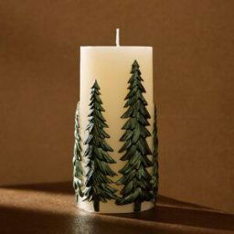 El Corte Inglés Vela candelabro Árbol Navidad. Verde