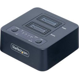 STARTECH.COM ST M2-HDD-DUPLIC - Estación duplicadora/clon, SSD PCIe, USB-C 3.2
