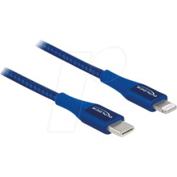 DELOCK 85416 - Cable de datos y de carga USB Type-C™ a Lightning™ para iPhone™,