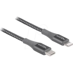 DELOCK 86631 - Cable de datos y de carga USB Type-C™ a Lightning™ para iPhone™,