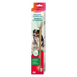 Cepillo de dientes beaphar de bambú - 1 unidad