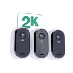Cámara IP ARLO Essential 2K Visión Nocturna Exterior Audio Bidireccional Panel Solar