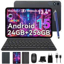 Tablet TABWEE T60 Pro 13.4" 256GB 8GB 5G WiFi 10000mAh Android 15 Negra