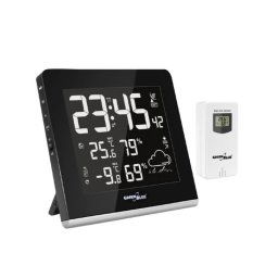 Estación meteorológica Greenblue 51193 Negro Blanco sensor interior exterior reloj