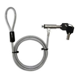 Candado para portátil Techly IQ-LOK-15-K cable 1,8 m plata llave