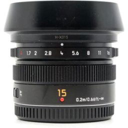 Panasonic Leica DG Summilux 15mm f/1.7 ASPH. (Condition: Like New)