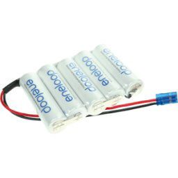 PANASONIC ENELOOP5 2000 - Paquete de baterías, NiMH, 6,0 V, 1900 mAh, 5 celdas, Gra