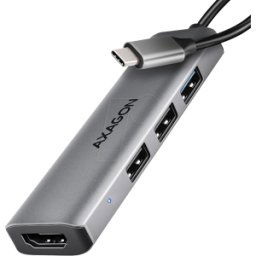 AXG HMC-H3A - AXAGON HMC-H3A Hub USB, 3x USB-A, 1x HDMI 1.4b