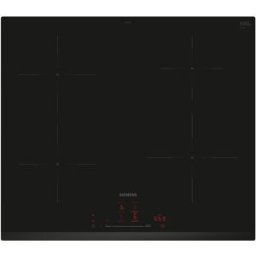 Siemens Placa de inducción iQ100, 4 zonas - EH631HEB1E. Negro