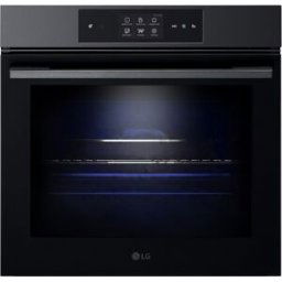 LG Horno multifunción pirolítico, 76 l, display LCD función Instaview, cocina vapor, freidora de aire - WSED7665B. Negro mate