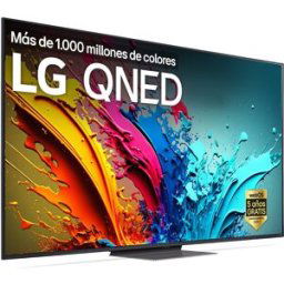 LG TV QNED 164cm (65') 65QNED86T6A 4K con Smart TV WebOS24 (Reacondicionado Grado A). Negro / Azul
