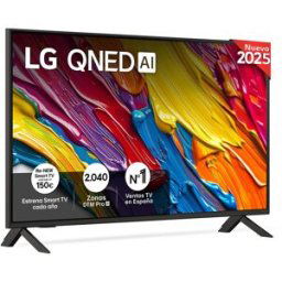 LG TV QNED AI 108cm (43') 43QNED84A6C, 4K Smart TV (Reacondicionado Grado A). Negro