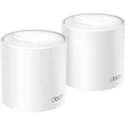 TP-Link Sistema Wi-Fi 6 Mesh Deco X10, AX1500, IA, Seguridad Avanzada, Puertos Gigabit, Pack de 2. Blanco