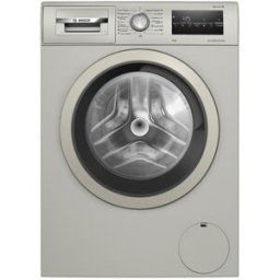 Bosch Lavadora 8 kg/1.200 rpm, motor EcoSilence - WAN2428XES. Acero mate