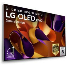 LG TV OLED evo* 139cm (55') OLED55G45LW 4K con Smart TV WebOS24 para instalar en pared con soporte incluido (Reacondicionado Grado A). Negro / Plata