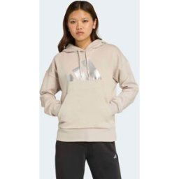 Adidas Sudadera de mujer Holiday Metallic Graphic . Beige XS