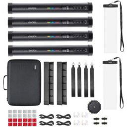 Godox Kit 4 tubos de luz TL30-K4. Negro