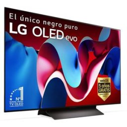 LG TV OLED 121cm (48') OLED48C46LA 4K con Smart TV WebOS24 (Reacondicionado Grado A). Negro / Marrón