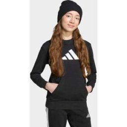 Adidas Sudadera de niña Glam Graphic . Negro 10 Años