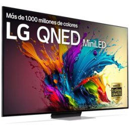 LG TV QNED MiniLED 189cm (75') 75QNED91T6A 4K con Smart TV WebOS24 (Reacondicionado Grado A). Negro