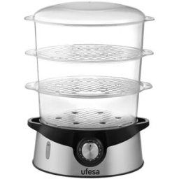 Ufesa Vaporera CV4000 Vaporino con 3 bandejas.