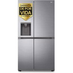 LG Frigorífico americano Inverter Linear Compressor, 179 cm, 635l, DoorCooling, con dispensador, inox - GSLV71PZTD. Inox