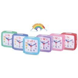 Reloj despertador analógico Trevi SL 3047 Plaza Colores surtidos Silencioso Batería AA