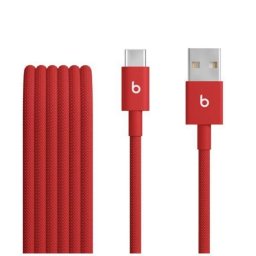 Cable Apple Beats USB-A a USB-C 1,5 m Woven Rojo Fuego