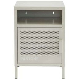 Pantone Mesilla de noche de metal beige arena 40cm