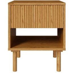 Rendez-Vous Déco Mesilla de noche de madera de hevea, 1 cajón