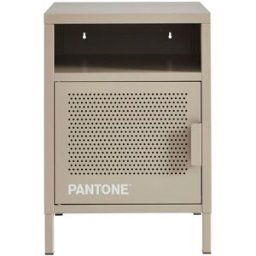 Pantone Mesilla de noche de metal taupe 40cm