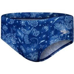 Speedo Bañador slip de 13,5 cm con estampado integral Club Training de hombre . Azul 36
