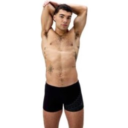 Speedo Bañador de natación para hombre Medley Logo Aquashort . Negro M