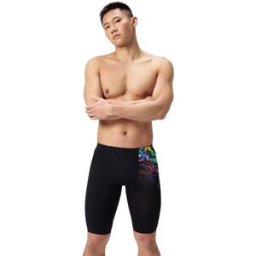 Speedo Bañador de natación para hombre ML Placement Printed Jammer . Negro L