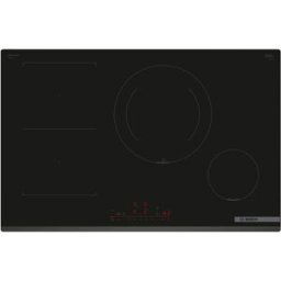 Bosch Placa de inducción Serie 6, 80 cm de ancho, PerfectFry Plus, Control placa-campana, CombiInducción, PVS831HC1E. Negro