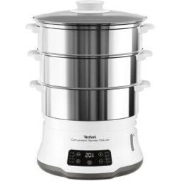 Tefal Vaporera VC502 Series Deluxe Calidad Duradera 8 programas de cocción. Inox