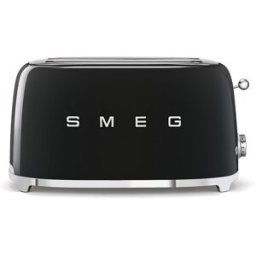 SMEG Tostadora 4 rebanadas TSF02 50 style. Negro