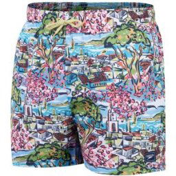 Speedo Bañador de hombre de Printed Leisure 14' Watershort . Verde XL