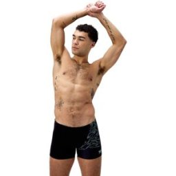 Speedo Bañador de natación para hombre Hyperboom V-Cut Aquashort . Negro S