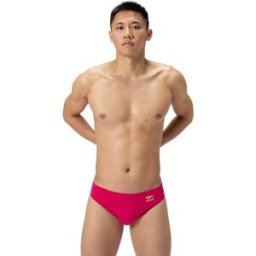 Speedo Bañador de natación para hombre ML Solid Brief . Rojo XXXS