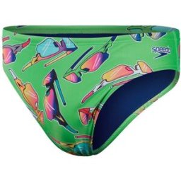 Speedo Bañador de hombre de natación 5cm Escape Brief . Verde 38