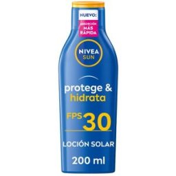 Nivea Leche Solar Hidratante FP 30 Protege & Hidrata 400 ml . 200 ml