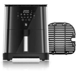 WMF Freidora de aire sin aceite Multi Taste Airfryer 4 litros con 8 programas. Plata / Negro
